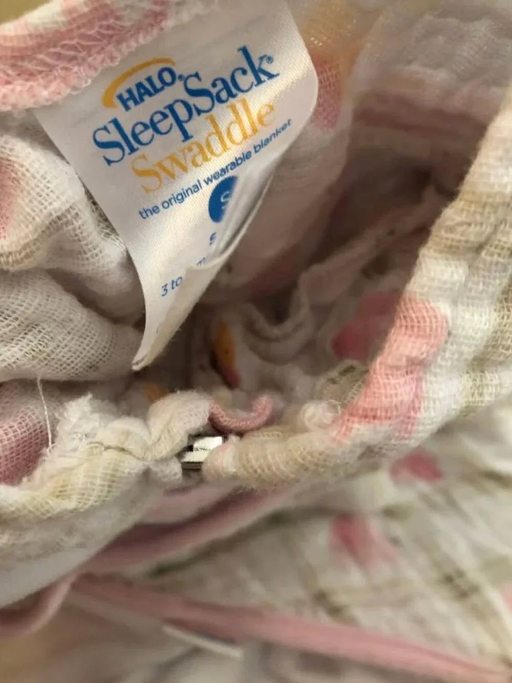 Halo Sleepsack and Swaddle Muslin Size S